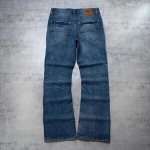 Y2K Blue Aeropostale Grunge Driggs Slim Bootcut Denim Jeans